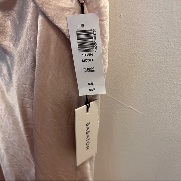 NWT Aritzia Ten by Babaton Encore Satin Slip Dress in Denude M - Picture 2 of 7